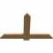 Ekena Millwork Eugene Smooth Timber Gable Bracket, Western Red Cedar, 48"W x 30"H x 1 1/2"D x 5 1/2"F, 15/12 Pitch GBW048X30X0206EUG00SWR - alternate 4